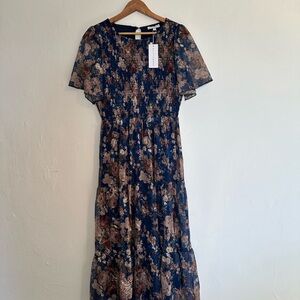 Baltic Born blue floral dress